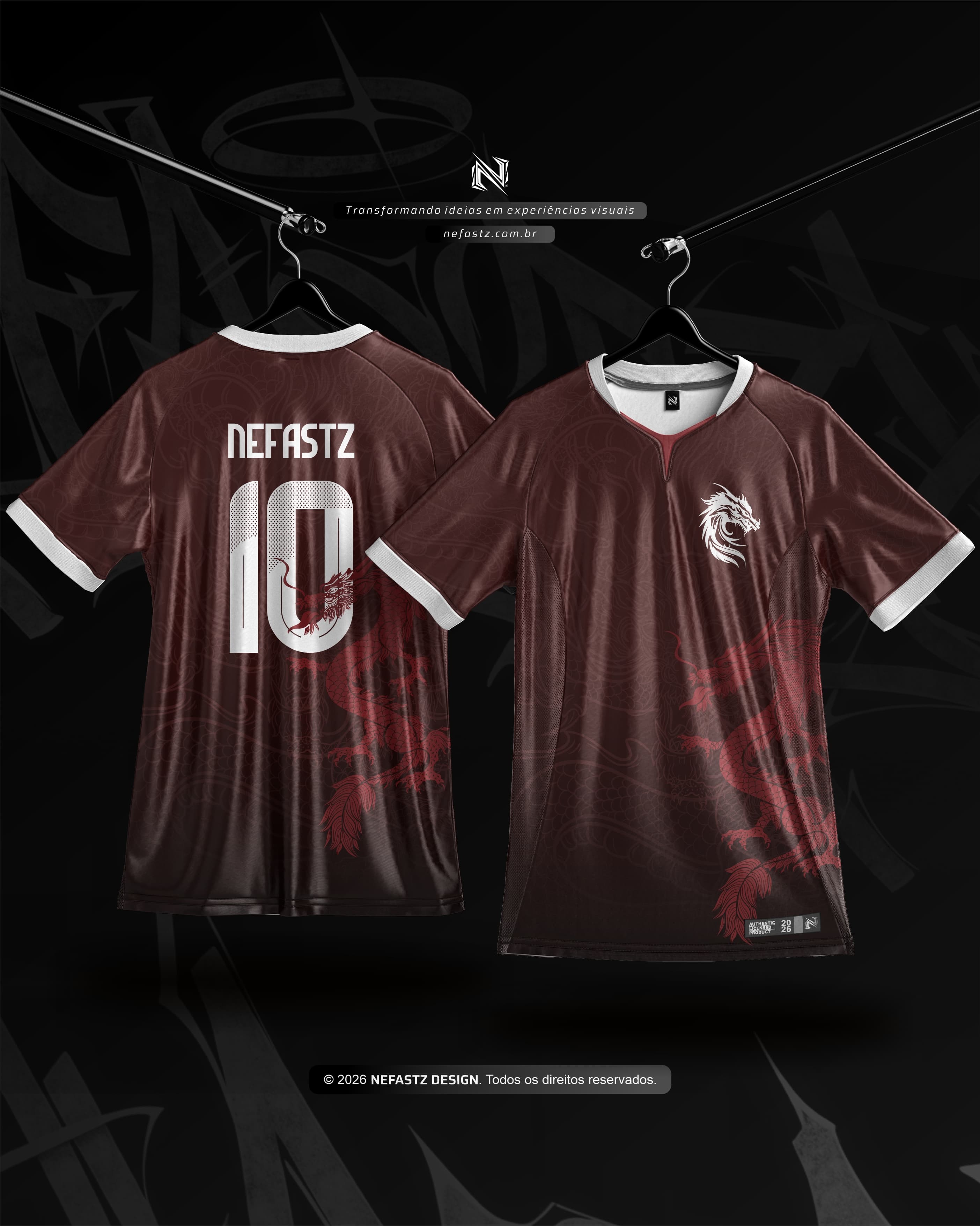 Dragon Red Black